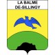 Pegatinas escudo de armas de La Balme-de-Sillingy adhesivo de la etiqueta engomada