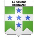 Le Grand-Bornand Sticker wappen, gelsenkirchen, augsburg, klebender aufkleber