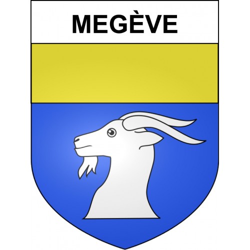 Stickers coat of arms Megève adhesive sticker