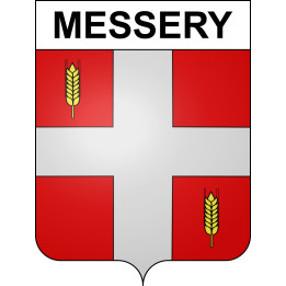 Messery Sticker wappen, gelsenkirchen, augsburg, klebender aufkleber