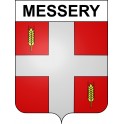 Messery 74 ville sticker blason écusson autocollant adhésif