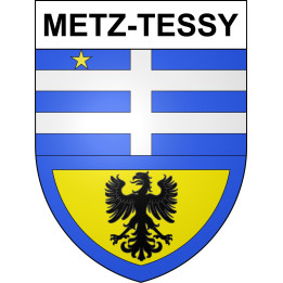 Metz-Tessy 74 ville sticker blason écusson autocollant adhésif