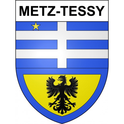 Stickers coat of arms Metz-Tessy adhesive sticker