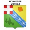 Stickers coat of arms Monnetier-Mornex adhesive sticker