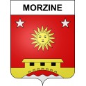 Morzine 74 ville sticker blason écusson autocollant adhésif