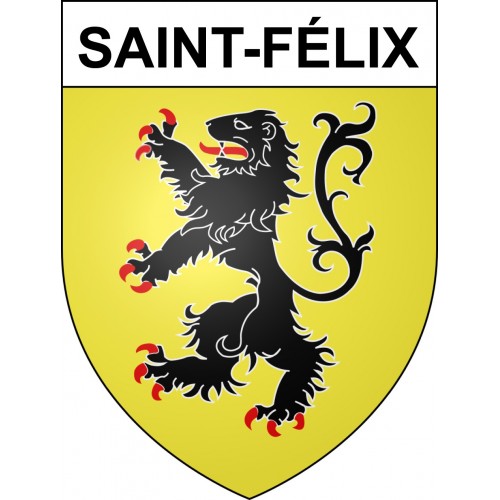 Stickers coat of arms Saint-Félix adhesive sticker