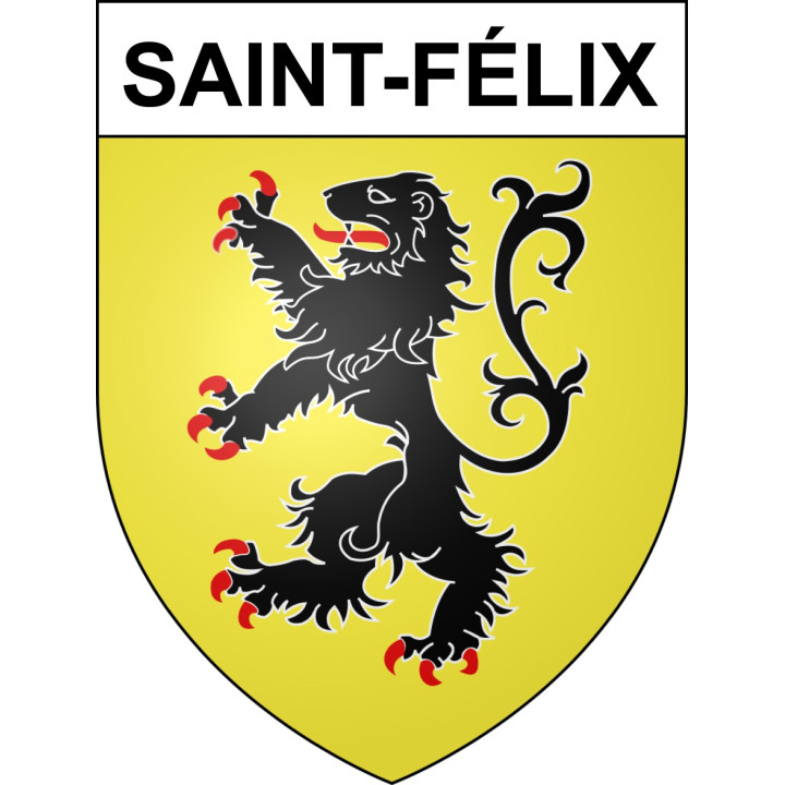 Stickers coat of arms Saint-Félix adhesive sticker