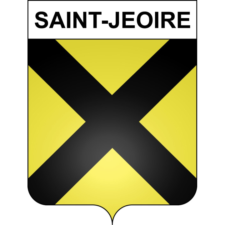 Stickers coat of arms Saint-Jeoire adhesive sticker