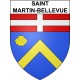 Saint-Martin-Bellevue Sticker wappen, gelsenkirchen, augsburg, klebender aufkleber