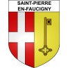 Saint-Pierre-en-Faucigny 74 ville sticker blason écusson autocollant adhésif