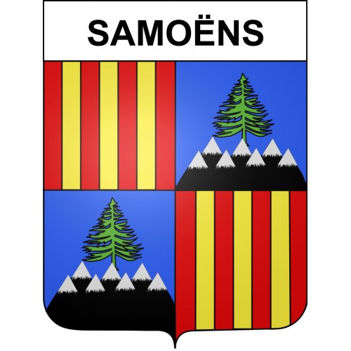 Stickers coat of arms Samoëns adhesive sticker