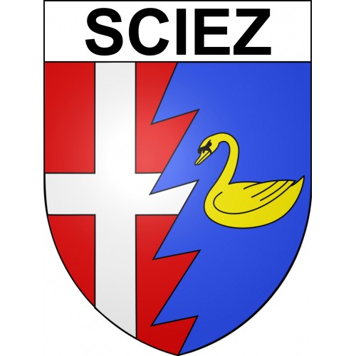 Stickers coat of arms Sciez adhesive sticker