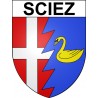 Sciez 74 ville sticker blason écusson autocollant adhésif