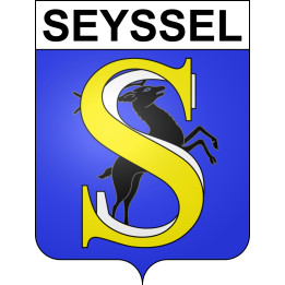 Stickers coat of arms Seyssel adhesive sticker
