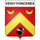 Veigy-Foncenex Sticker wappen, gelsenkirchen, augsburg, klebender aufkleber