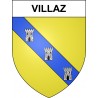 Villaz 74 ville sticker blason écusson autocollant adhésif