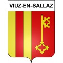 Stickers coat of arms Viuz-en-Sallaz adhesive sticker