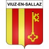 Viuz-en-Sallaz 74 ville sticker blason écusson autocollant adhésif