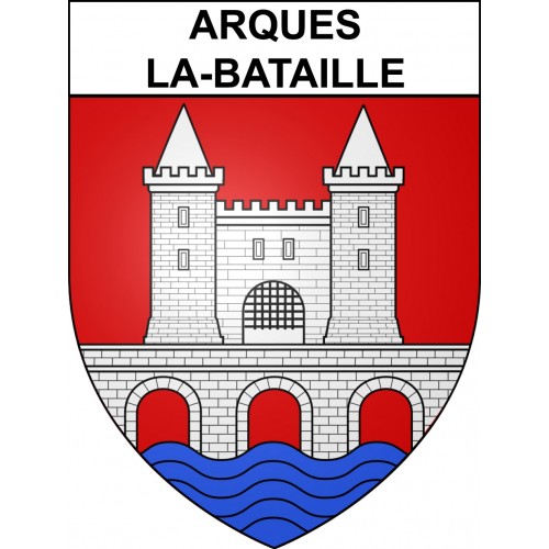 Arques-la-Bataille Sticker wappen, gelsenkirchen, augsburg, klebender aufkleber