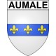 Pegatinas escudo de armas de Aumale adhesivo de la etiqueta engomada