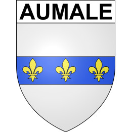Aumale Sticker wappen, gelsenkirchen, augsburg, klebender aufkleber