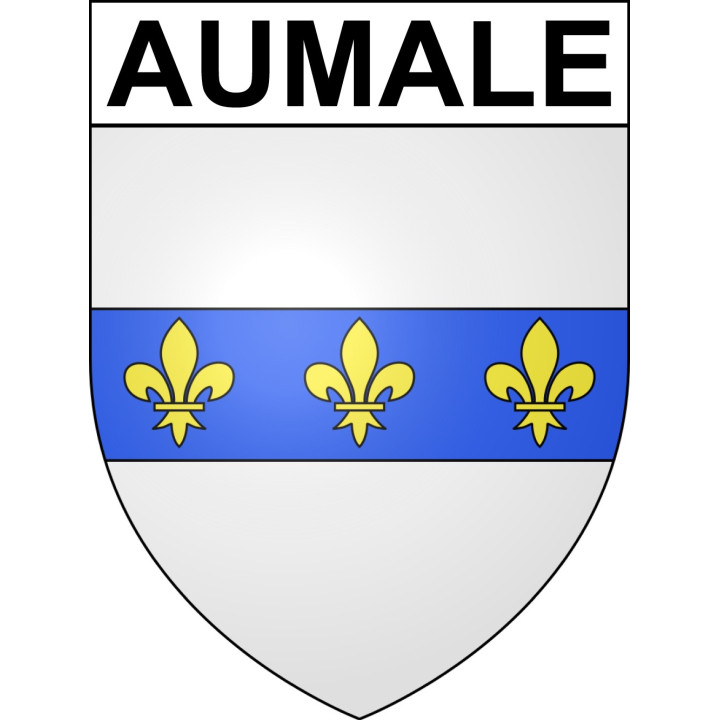 Aumale Sticker wappen, gelsenkirchen, augsburg, klebender aufkleber