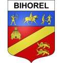 Bihorel 76 ville sticker blason écusson autocollant adhésif