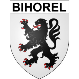 Blangy-sur-Bresle 76 ville sticker blason écusson autocollant adhésif