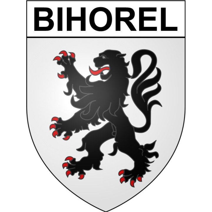 Blangy-sur-Bresle 76 ville sticker blason écusson autocollant adhésif