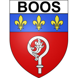 Boos 76 ville sticker blason écusson autocollant adhésif