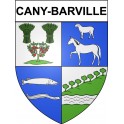 Cany-Barville 76 ville sticker blason écusson autocollant adhésif