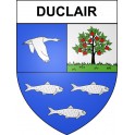 Duclair 76 ville sticker blason écusson autocollant adhésif