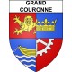 Adesivi stemma Grand-Couronne adesivo