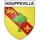 Houppeville 76 ville sticker blason écusson autocollant adhésif