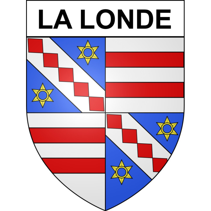 Stickers coat of arms La Londe adhesive sticker