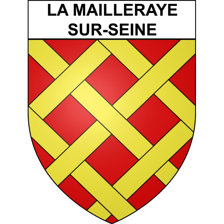 La Mailleraye-sur-Seine 76 ville sticker blason écusson autocollant adhésif