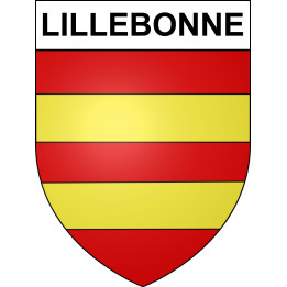 Stickers coat of arms Lillebonne adhesive sticker
