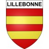 Lillebonne Sticker wappen, gelsenkirchen, augsburg, klebender aufkleber