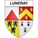 Luneray 76 ville sticker blason écusson autocollant adhésif