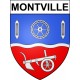Montville 76 ville sticker blason écusson autocollant adhésif