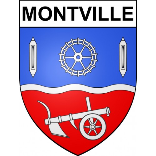 Stickers coat of arms Montville adhesive sticker