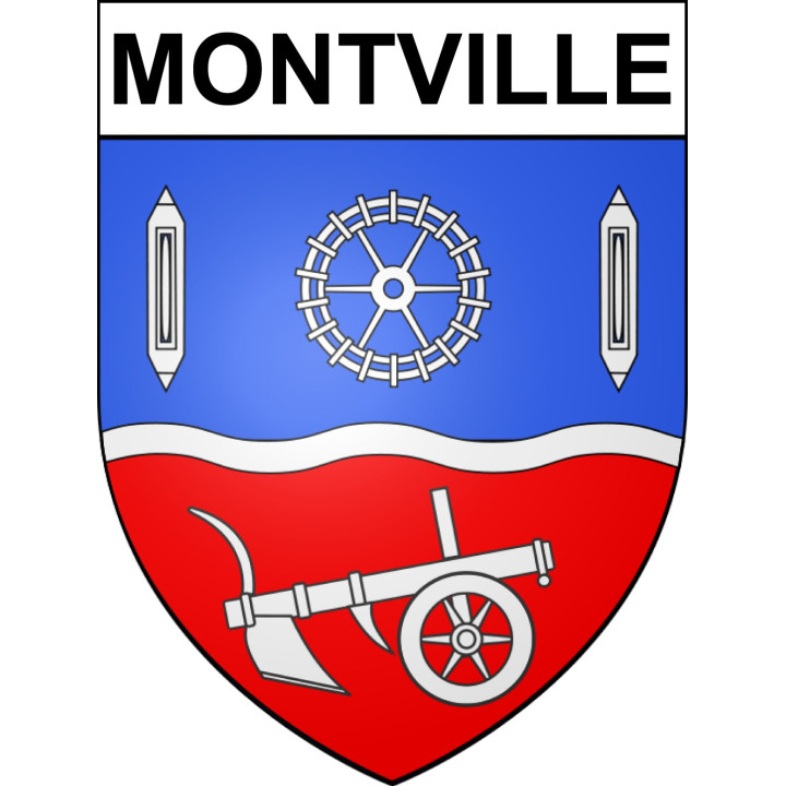 Stickers coat of arms Montville adhesive sticker