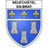 Stickers coat of arms Neufchâtel-en-Bray adhesive sticker