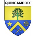 Quincampoix Sticker wappen, gelsenkirchen, augsburg, klebender aufkleber