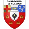 Saint-Romain-de-Colbosc 76 ville sticker blason écusson autocollant adhésif
