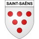 Saint-Saëns 76 ville sticker blason écusson autocollant adhésif