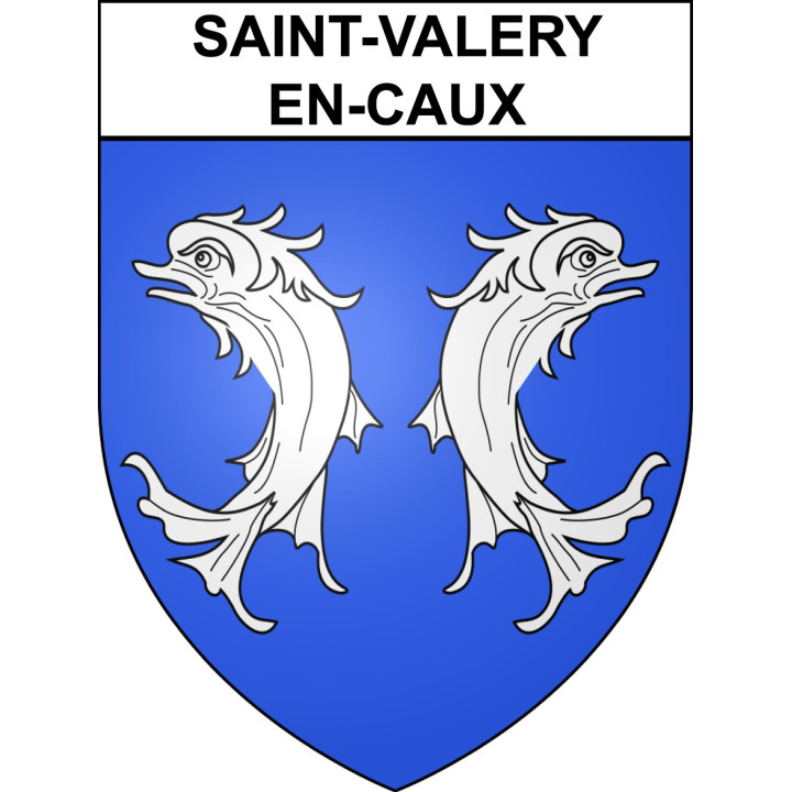 Saint-Valery-en-Caux Sticker wappen, gelsenkirchen, augsburg, klebender aufkleber