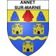 Stickers coat of arms Annet-sur-Marne adhesive sticker