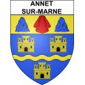 Stickers coat of arms Annet-sur-Marne adhesive sticker