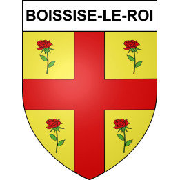 Boissise-le-Roi 77 ville sticker blason écusson autocollant adhésif